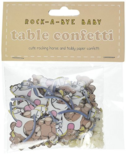 Ginger Ray Teddy Bear & Rocking Horse Table Party Confetti, Mixed
