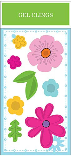Impact Innovations Spring Flowers Window Gel Clings, 5.5 x 12