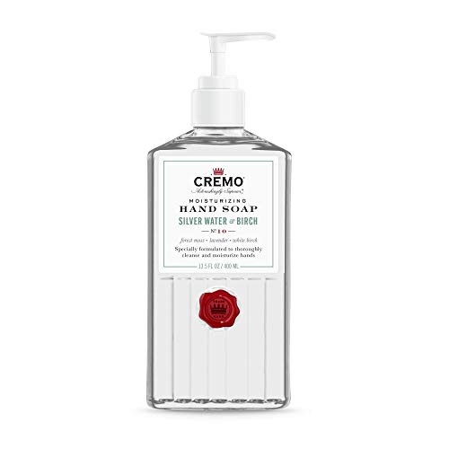 Cremo Silver Water and Birch Hand Soap,Thoroughly Cleanse Dirt and Oil, 13.5 Oz -2-Pack- Cremo Silver Water and Birch Hand Soap,Thoroughly Cleanse Dirt and Oil, 13.5 Oz -2-Pack-