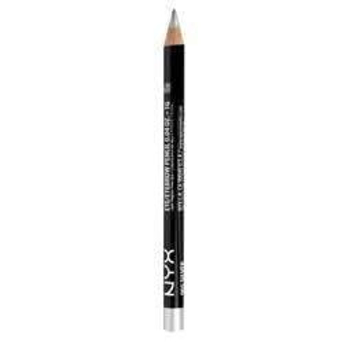 NYX Slim Eye / Eyebrow Pencil color 905 Silver 0.04 oz NYX Slim Eye / Eyebrow Pencil color 905 Silver 0.04 oz