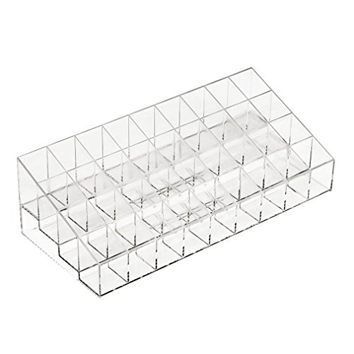 Transparent 36 Grid Lipstick Holder Acrylic Cosmetic Organizer Lipsticks Display Rack Portable Makeup Storage Box Transparent 36 Grid Lipstick Holder Acrylic Cosmetic Organizer Lipsticks Display Rack Portable Makeup Storage Box