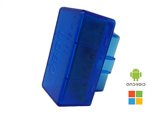 TEKLECTRIC Bluetooth OBD2 Automotive Car Diagnostic Code Reader Scan Tool for Engine Light Fault Codes and More (Android/Windows)