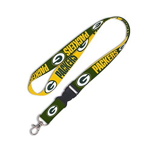 NFL Green Bay Packers Lanyard with Detachable Buckle, 1-Inch