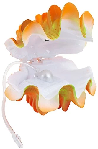 Penn-Plax Aerating Action Ornament, Giant Clam  Opens and Closes - A for Any Aquarium Decor