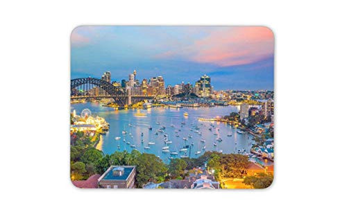 Sydney Harbour at Night Mouse Mat Pad - Australia Desk Cool Mouse Pad Mousepad Gift Computer -15350