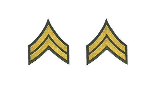 Corporal (CPL) E4 Set of 2 DYI Patches paintball suit