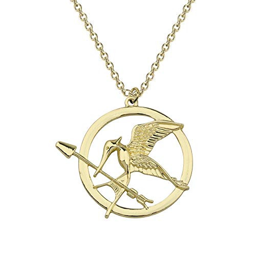 FAADBUK Hunger Games Necklace Mockingjay Birds Pendant Jewelry Katniss Everdeen Necklace for Hunger Games Movie Fans -Mockingjay Birds NK-Gold- FAADBUK Hunger Games Necklace Mockingjay Birds Pendant Jewelry Katniss Everdeen Necklace for Hunger Games Movie Fans -Mockingjay Birds NK-Gold-