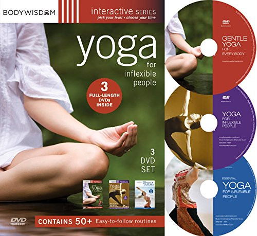 Yoga for Inflexible People 3 DVD Set -50 Yoga Workout Video Routines- Yoga for Inflexible People 3 DVD Set -50 Yoga Workout Video Routines-