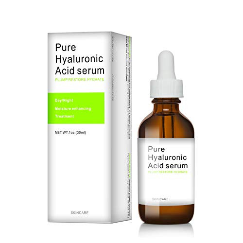 Dermapeel pure hyaluronic acid serum skin care facial care hyaluronic acid moisturizer-100 percent Pure,Anti-Aging Serum-Intense Hydration plusMoisturizer,Non-greasy,Paraben Free-S07