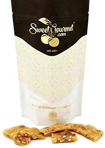 Peanut Brittle Candy - Old Fashioned - 95 Years Old Recipe - Premium Peanuts - 1 Pound