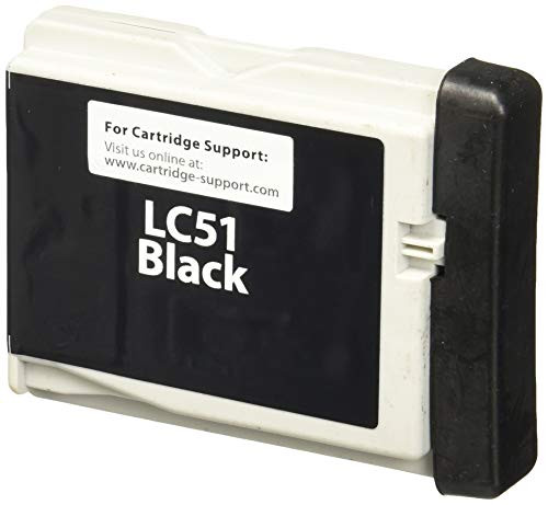 CIG Remanufactured Black Ink Cartridge -Alternative for Brother LC51BK- -500 Yield- CIG Remanufactured Black Ink Cartridge -Alternative for Brother LC51BK- -500 Yield-