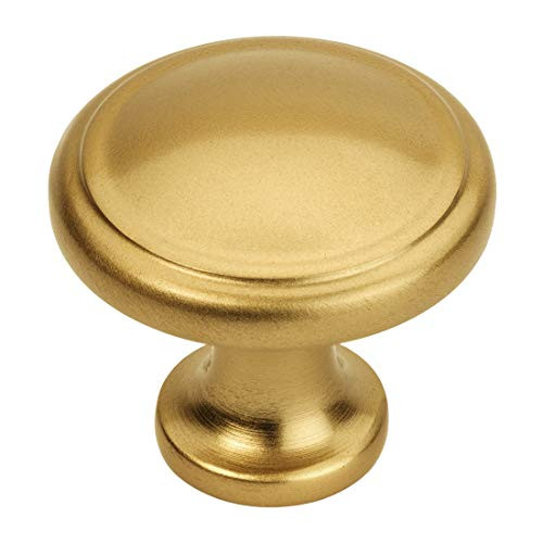 Cosmas 5982GC Gold Champagne Cabinet Hardware Round Knob - 1-1/8" Diameter