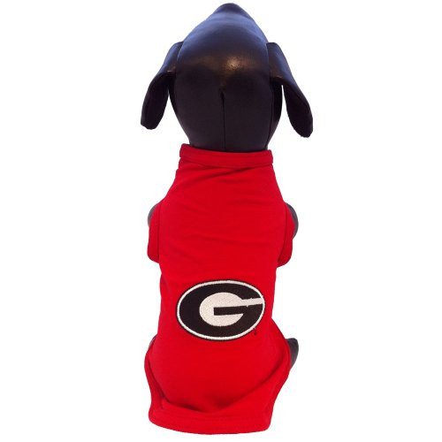 NCAA Georgia Bulldogs Cotton Lycra Dog Tank Top, Small NCAA Georgia Bulldogs Cotton Lycra Dog Tank Top, Small