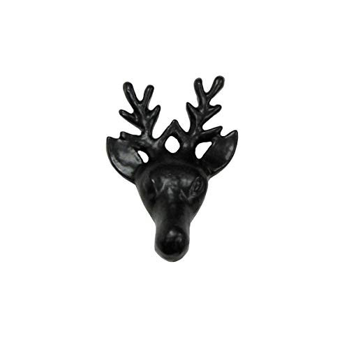 TG,LLC Treasure Gurus Metal Deer Antler Kitchen Drawer Pull Screw Knob Rustic Cabinet Hardware Cabin Decor