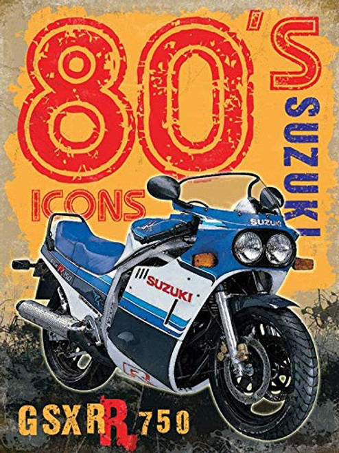 Wallors Personalized Plaques Poster for Shop Pub Room Wall Decor Tin Sign 8" w x 12" h Gsxr 750 Suzuki Metal Signs Vintage Funny Wallors Personalized Plaques Poster for Shop Pub Room Wall Decor Tin Sign 8" w x 12" h Gsxr 750 Suzuki Metal Signs Vintage Funny