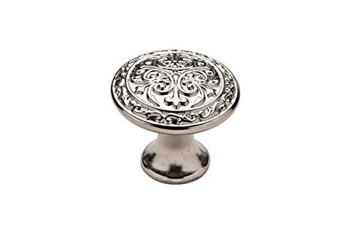 Vintage American Mushroom Knob Size- 1.13" H x 1.13" W x 1" D, Finish- Nickel