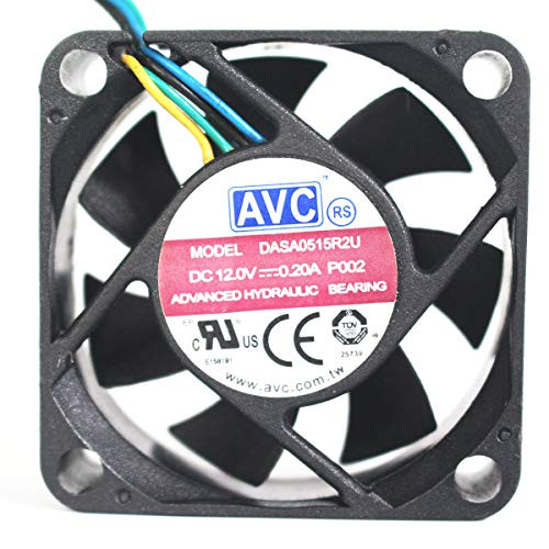 for 12V 45mm AVC DASA0515R2U 0.20A 4515 4-Wire CPU PWM Cooling Fan