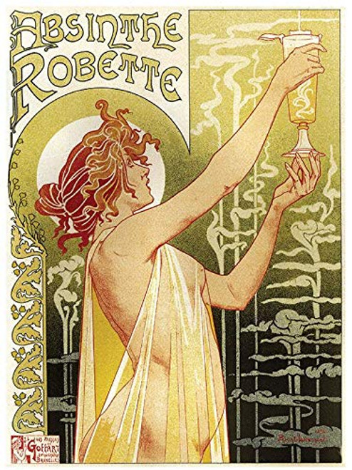 Wallors Tin Sign 8" w x 12" h Wall Decor Absinthe Robette Advertising Metal Signs Vintage Unique Plaques Poster for Pub Bar Man Cave Home Wallors Tin Sign 8" w x 12" h Wall Decor Absinthe Robette Advertising Metal Signs Vintage Unique Plaques Poster for Pub Bar Man Cave Home