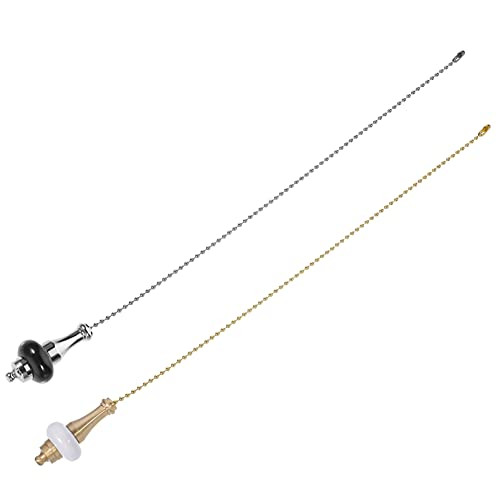 OSALADI 2pcs Ceiling Fan Pull Chain Beaded Ball Fan Pull Chain Pendant Pull Loop Connectors Fan Pull Chain Extension