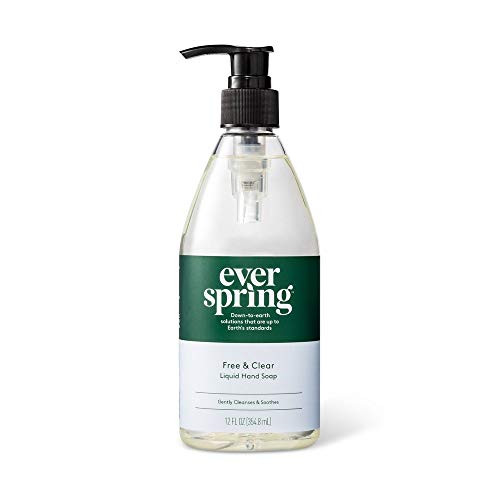 Free  and  Clear Liquid Hand Soap - 12 fl oz - Everspring