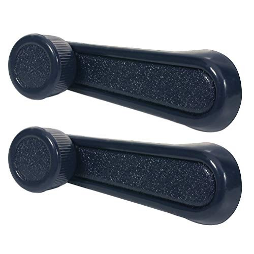 LSAILON Door Handles Driver Passenger-Left Right- Side Window Crank Handles Blue fits 1984-2002 for Toyota 4Runner-2PCS-