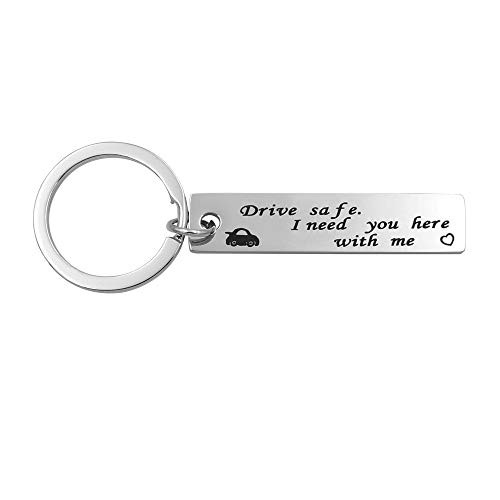 Drive Safe Keychain Valentines Day Gifts for Boyfriend I Need You Here with Me Trucker Husband Gift for Husband Fathers Day Gifts for Dad from Daughter Drive Safe Keychain Valentines Day Gifts for Boyfriend I Need You Here with Me Trucker Husband Gift for Husband Fathers Day Gifts for Dad from Daughter