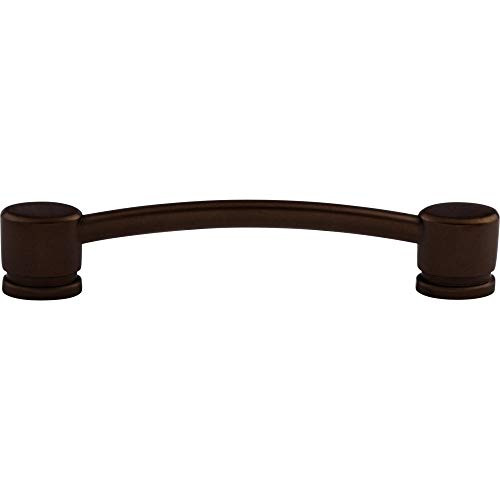 Top Knobs TK64 Sanctuary Collection 5 Inch Center to Center Oval Thin Cabinet Ba, Oil Rubbed Bronze