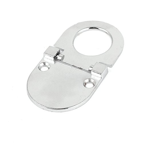 uxcell Cupboard Drawer Alloy Flush Mount Pull Ring Handle Knob Silver Tone