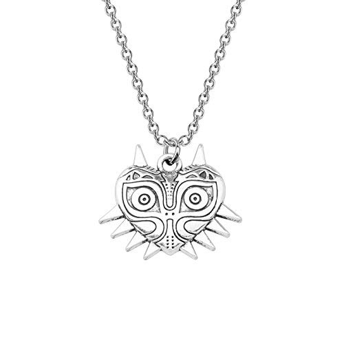 FAADBUK The Legend of Zelda Majora's Mask Jewelry Majora's Mask Necklace Majora's Mask Charm Bracelet Zelda Action Video Game Fans Gift -Majora NK-S-