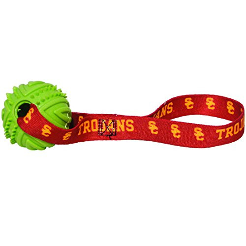 HUNTER NCAA Southern California -USC- Trojans Rubber Ball Toss Toy for Pets