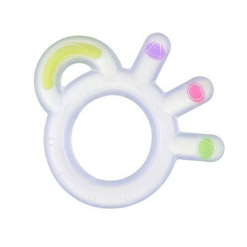 QAZANMAQ Teething Toys Silicone Baby Teether BPA Free Teething Ring Pain Relief Food Grade Chew Toy for Teething with Pacifier Clip QAZANMAQ Teething Toys Silicone Baby Teether BPA Free Teething Ring Pain Relief Food Grade Chew Toy for Teething with Pacifier Clip