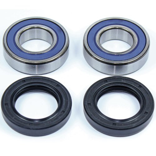 Caltric Front Wheel Ball Bearings  and  Seals Kit Compatible with Yamaha R6 Yzfr6 Yzf-R6 1999-2013