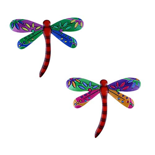 YARNOW Metal Dragonfly Wall Art Butterfly Wall Sculptures Inspirational Wall Decor 3D Wall Hanging Decorations Garden Outdoor Fence Art for Balcony Patio Porch Yard 2pcs YARNOW Metal Dragonfly Wall Art Butterfly Wall Sculptures Inspirational Wall Decor 3D Wall Hanging Decorations Garden Outdoor Fence Art for Balcony Patio Porch Yard 2pcs