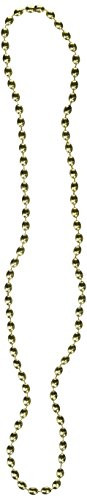 Amscan Bead Necklace, Party Accessory, Gold