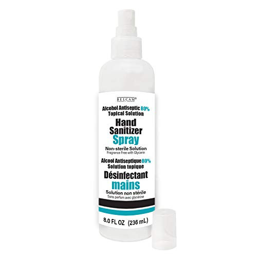 Belcam Hand Sanitizer Spray, 8 Fl Ounce, 6-count