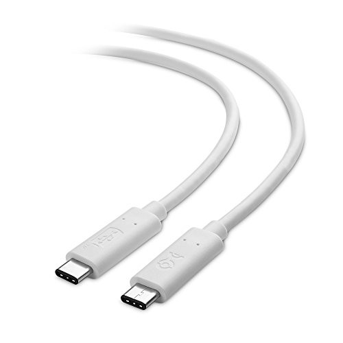 [USB-IF Certified] Cable Matters USB C to USB C Charging Cable (USB C Charge Cable/USB C Power Cable/USB-C Charger Cable) w/ 100W Power Delivery White 6.6 Feet (USB 2.0 Speed, No Video Support)