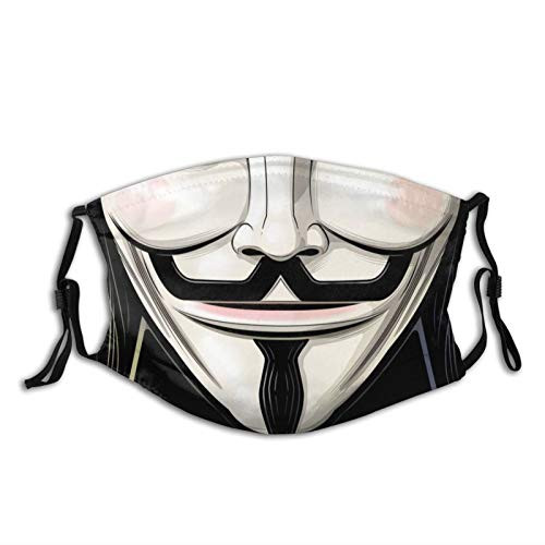 V face Mask Smile mask Balaclava Windproof Men's Women's Face Mask Dustproof Mouth Cover -20