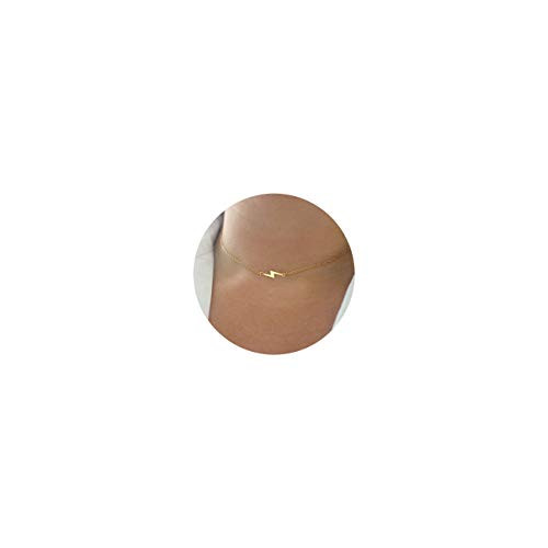 HEVOCY 14K Gold Plated Lightning Bolt 