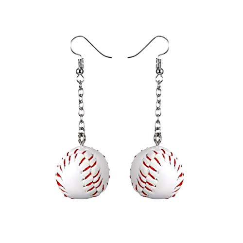 Baseball Earrings for Women Leather - Baseball Jewelry for Mom - Leather 3D Ball Dangle Earring- Baseball Mom Jewelry Gift - Baseball Danglers - Baseball Cheer Leader Earrings -Ball- Baseball Earrings for Women Leather - Baseball Jewelry for Mom - Leather 3D Ball Dangle Earring- Baseball Mom Jewelry Gift - Baseball Danglers - Baseball Cheer Leader Earrings -Ball-