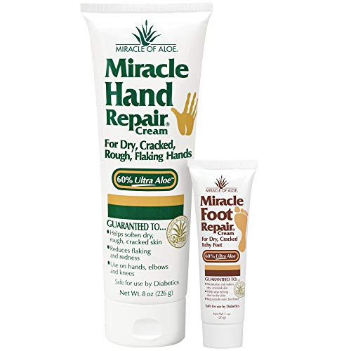 Miracle Hand Repair 8 oz  and  Miracle Foot Repair 1 oz tube