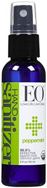 EO Products Hand Sanitizer Spray - Organic Peppermint - 2 Oz