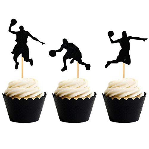 18 PCS JeVenis NBA Star Cupcake Topper Basketball Cake Toppers Basketball Player Cupcake Picks Basketball Star Cupcake Decoration for Basketball Theme Party Decorations Supplies 18 PCS JeVenis NBA Star Cupcake Topper Basketball Cake Toppers Basketball Player Cupcake Picks Basketball Star Cupcake Decoration for Basketball Theme Party Decorations Supplies