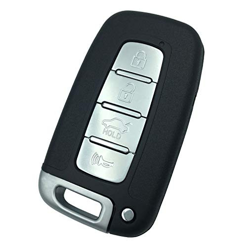 Waray Remote Car Key Shell for Hyundai Sonata Elantra Genesis Veloster Smart Keyless Entry Fob Transmitter 4 Buttons
