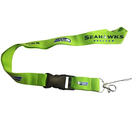 ENJOY 11 NFL design Lanyard with Detachable Buckle (Seahawks)
