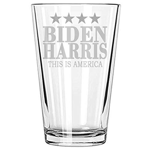 Alankathy Mugs Joe Biden Harris President United States of America USA US Wine Glass Democratic Party -16 OZ PINT BEER GLASS-