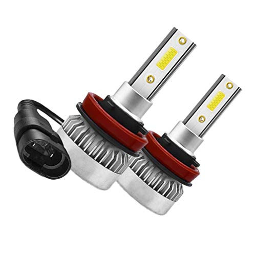 H11 H8 H9 LED Headlight Bulbs All-in-One Conversion Kit, Extremely Bright 5000 Lumens COB Chips 110W 6000K Cool White