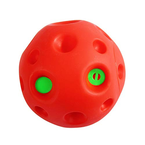 PAWISE Dog Giggle Ball Toy Pet Playing Wobble Ball with Giggle Sound Interactive Dog Toy