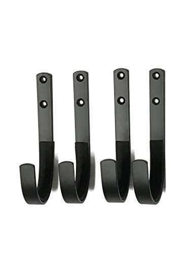 Gun Rack Shotgun Hooks Rifle Hangers Archery Bow Felt Lined Wall Mount Storage 2 Pair -Handmade in the U.S.A-