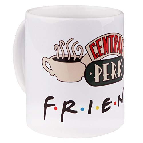 Friends the Tv Show Central Perk Coffee Mug - 11 oz White Ceramic Coffee or Tea Mug Perfect for Gifting or Collecting