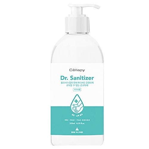 Cellapy Dr. Sanitizer Hand Sanitizer Gel 76 percent Alcohol 16.9 fl oz -Pack of 2-